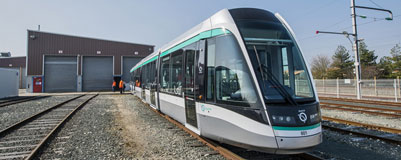 Alstom Citadis tram enters into service on line T8 in the Ile-de-France region