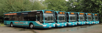 Arriva 82 service buses