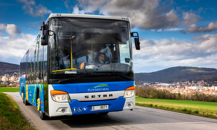 Arriva bus in Pilsen Region, Czech Republic