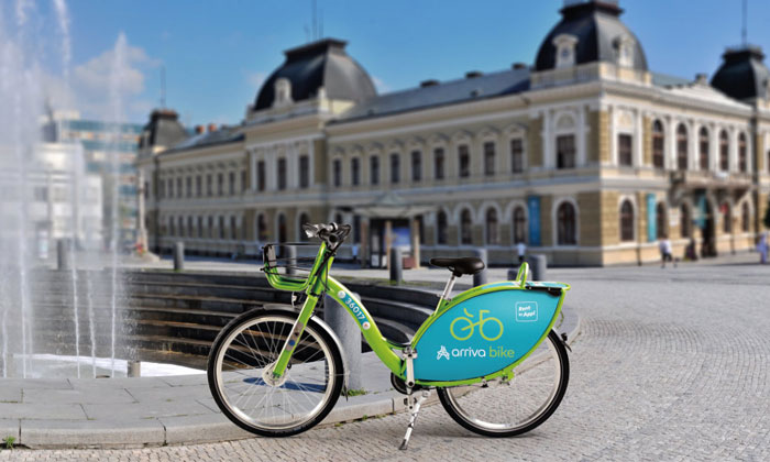 rriva launches bike-sharing scheme in Slovakia
