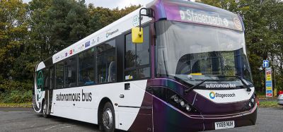 Stagecoach reaches next key milestone in autonomous bus project