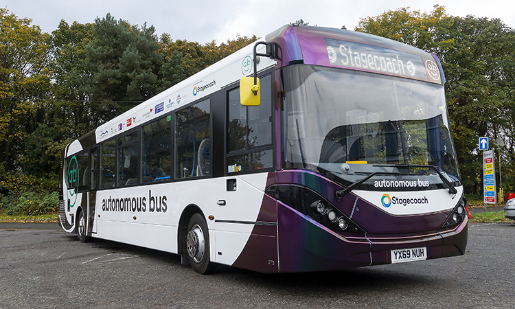 Stagecoach reaches next key milestone in autonomous bus project