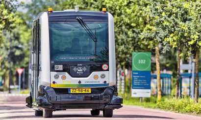 Autonomous vehicles operate as temporary bus service at Dutch University