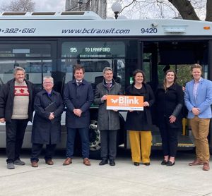 BC Transit launches Blink RapidBus line between West Shore and downtown Victoria, Canada