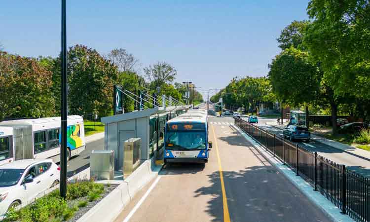 The Can$472.5 million Pie-IX BRT project wil prolvide a sustainable urban transport offering to connect and enhance Montréal's east end