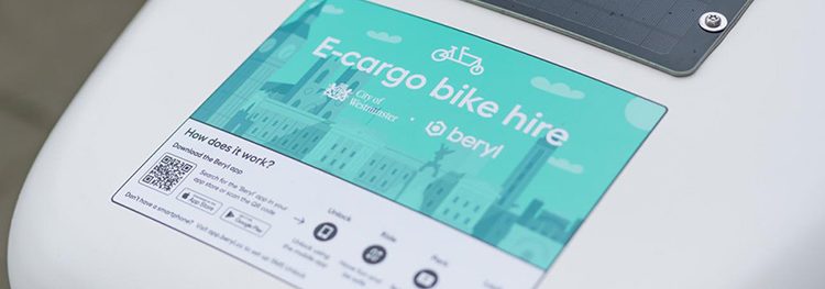 Beryl introduces e-cargo bike scheme pilot in Westminster