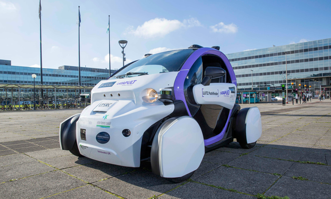Public testing of autonomous vehicles takes place in UK for the first time