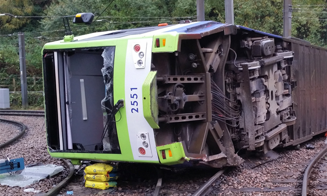 RAIB issues interim report on fatal Croydon tram derailment