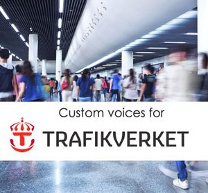 Custom voices for Trafikverket
