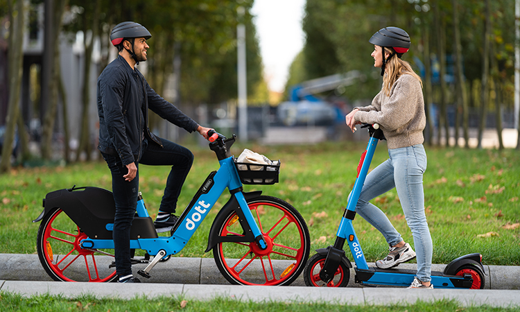 Dott launches new e-bikes in Cologne, Germany