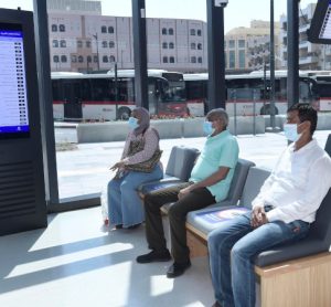 Dubai RTA bus information smart screens