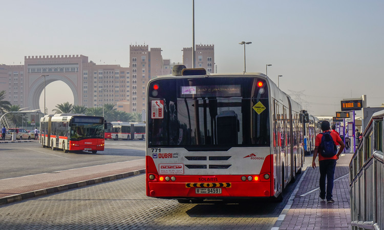 bus in Dubai