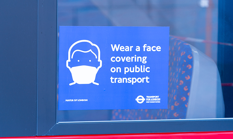Face covering requirements reintroduced on public transport in the UK