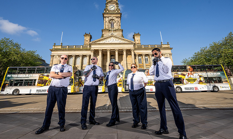 bus drivers Go-Ahead Group launches Britain's largest recruitment campaign for bus drivers