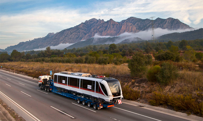 First Metropolis trainset shipped to Mexico for operation on Guadalajara Line 3