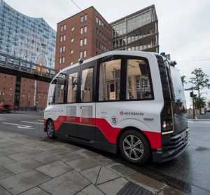 autonomous bus in Hamburg