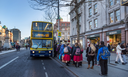 Public transport passenger numbers up 4.4 percent in Ireland