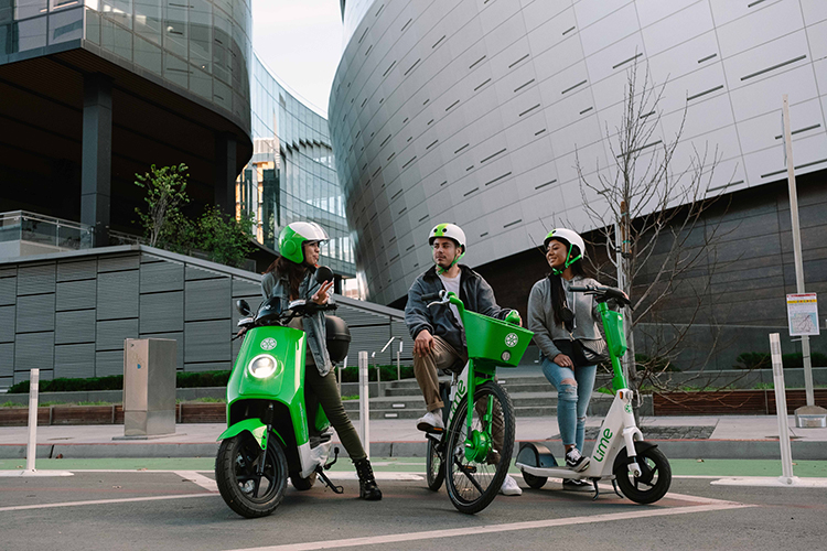 Lime e-mopeds