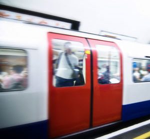 London underground tube train
