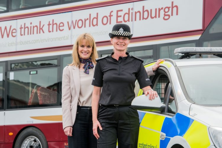 Lothian Buses and Edinburgh Trams launch police crime prevention partnership