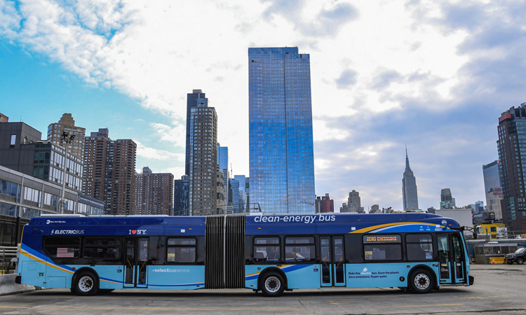 MTA deploys first all-electric articulated bus fleet