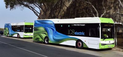 Malta Public Transport welcomes two 100 per cent electric buses to its fleet