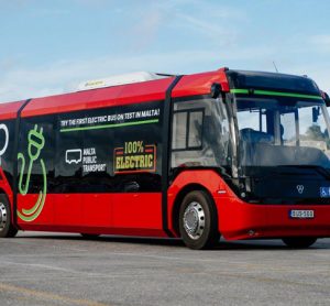 Malta Public Transport unveils first electric bus trial