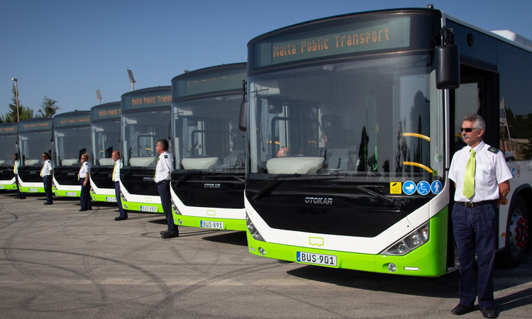 Malta's bus fleet continues to grow as passenger numbers also increase