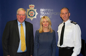 McVey appointed Chair of British Transport Police Authority