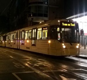 First test tram travels on Metrolink’s new Second City Crossing