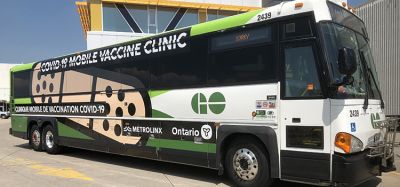 Metrolinx expands GO-VAXX bus fleet to combat COVID-19 in Ontario