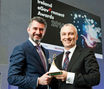Realtime MultiModal Passenger App (RTPI) developed by opensky for Irelands National Transport Authority is overall winner at the eGovernment Awards