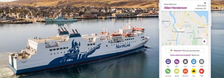 HITRANS integrates NorthLink ferry services into its MaaS app
