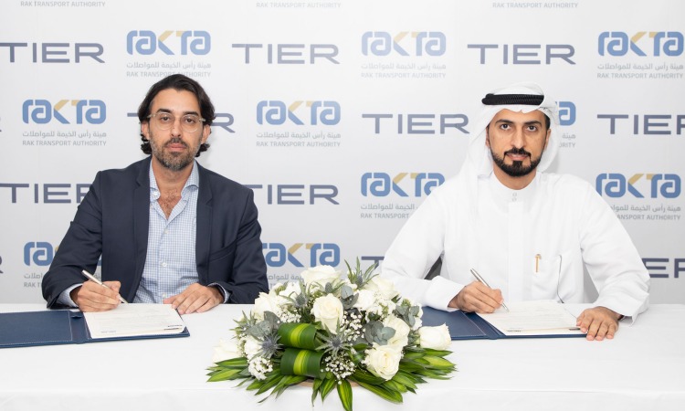 TIER and RAKTA sign agreement to operate micro-mobility services in the Emirate of Ras Al Khaimah