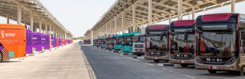 bus depot launched in Lusail, Qatar
