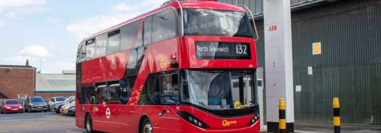 TfL introduces new innovative pantograph bus charging technology