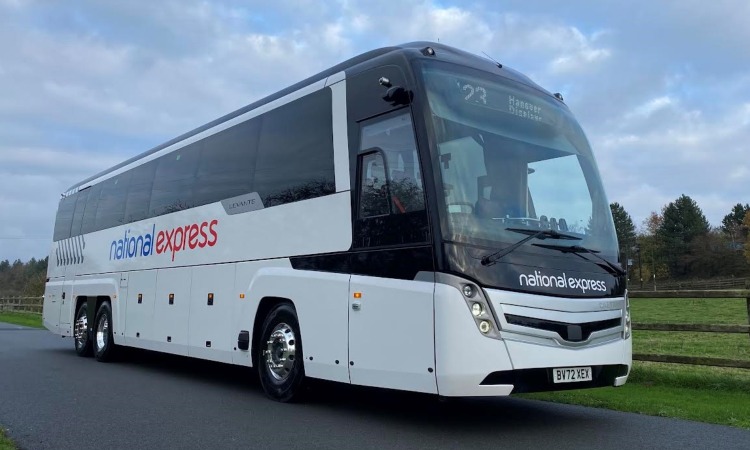 National Express trials innovative mirrorless coaches in the UK