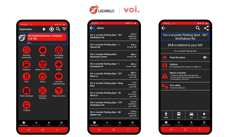Voi partners with Lazarillo app to improve accessibility for visually impaired people