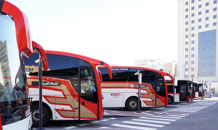 Dubai RTA re-launches four intercity bus services and new bus route