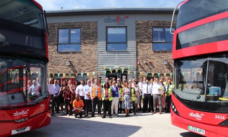 Abellio London launches new depot to power EV routes in West London