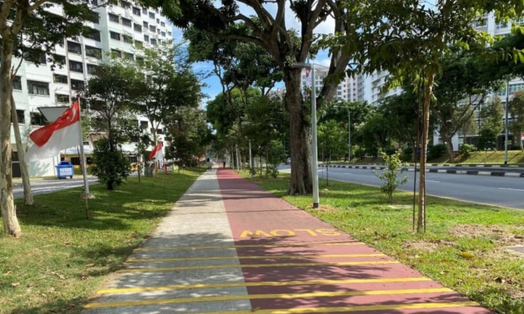 LTA launches new cycling paths in Tampines, Singapore