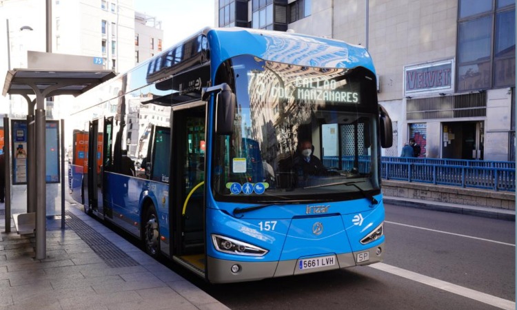 Line 75 joins EMT Madrid’s 100 per cent electric bus network