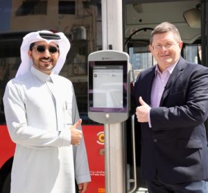 Bahrain’s bus stops go digital with e-paper passenger information displays