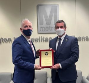 WMATA awarded TSA’s Gold Standard Award for transit security