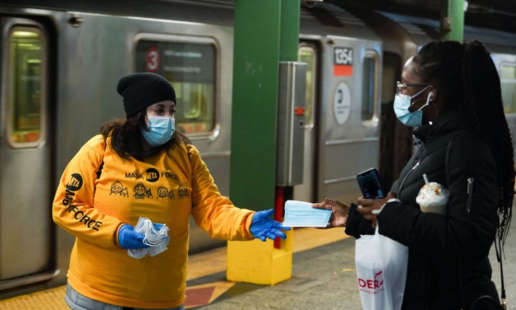 MTA hosts 17th Mask Force event to promote COVID-19 safety