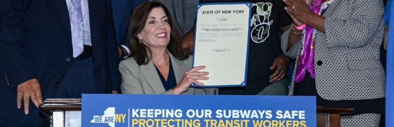 Governor Hochul signs bill expanding protection for NYC transit workers