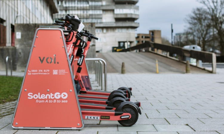Voi Technology installs new e-scooter parking infrastructure in Portsmouth