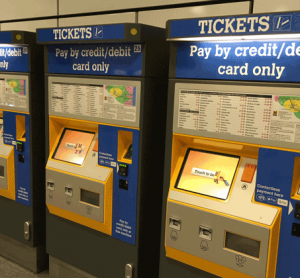 Cashless ticket machines are being trialled on Tyne and Wear Metro