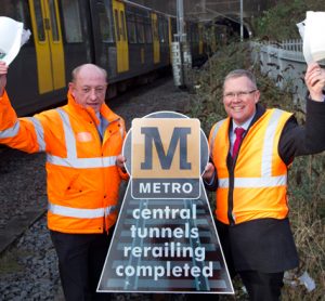 Nexus £3m track replacement scheme in Newcastle Metro tunnels complete