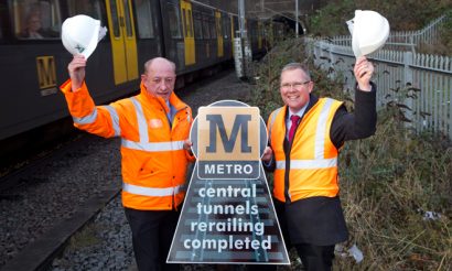 Nexus £3m track replacement scheme in Newcastle Metro tunnels complete